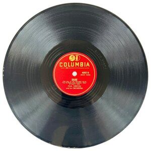 Paul Weston And His Orchestra Shane / Gigi 40014 Columbia Shellac Record 78 RPM